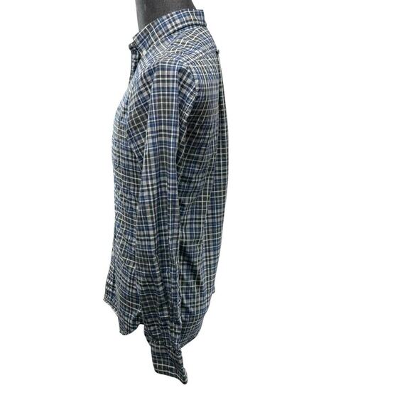 Todd Snyder Plaid Button Down Shirt Men Size XS Blue Gray Long Sleeve Cotton - Picture 5 of 10